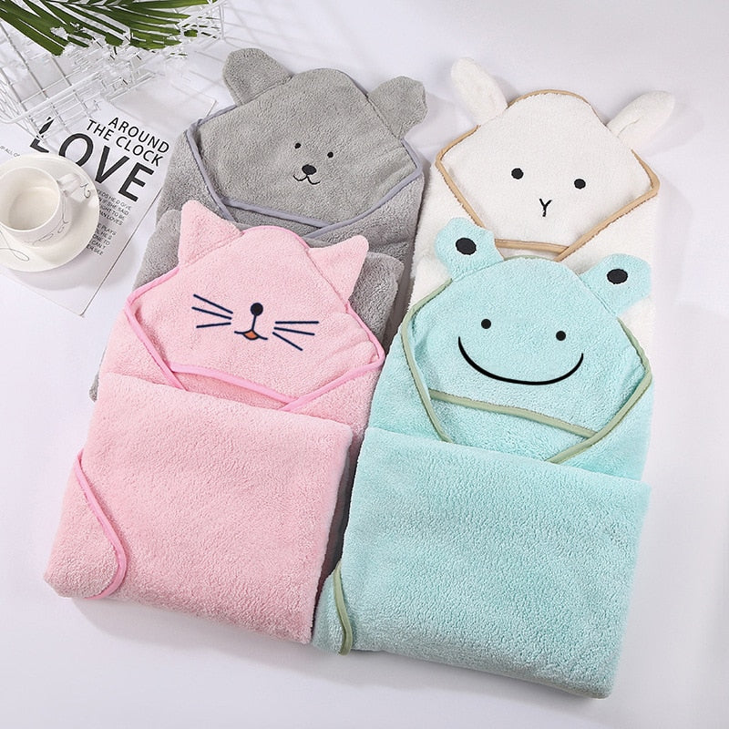 Toalha de Banho com Capuz de Animais