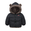 Jaqueta Peluciada Infantil Capuz de Urso