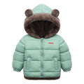 Jaqueta Peluciada Infantil Capuz de Urso