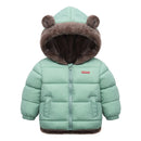 Jaqueta Peluciada Infantil Capuz de Urso
