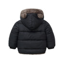 Jaqueta Peluciada Infantil Capuz de Urso