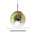 Lustre Pendente Bola de Led Espelhado