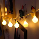 Cordão 20 Lâmpadas LED Luz Quente 3m